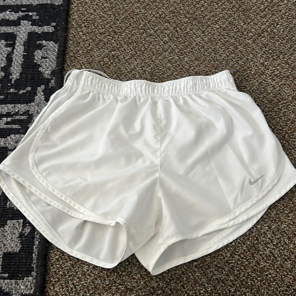 White Nike Athletic Shorts